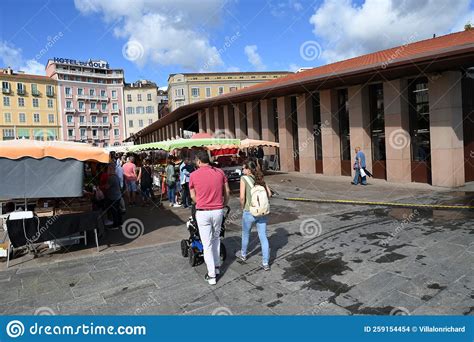 Customers At Ajaccio Market In Corsica Editorial Stock Image Image Of Halls People 259154454