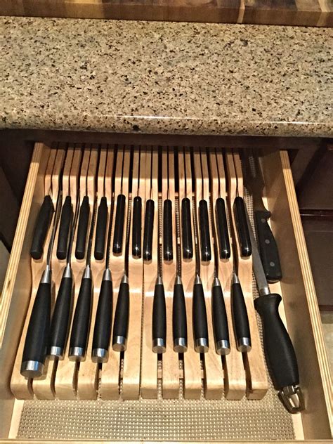 These two knives organizers from Target fit perfectly in a kitchen