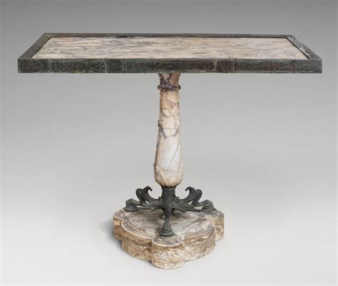 Marble And Bronze Table Roman Early Imperial The Metropolitan