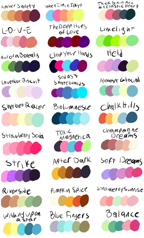 Put A Character A Color Palette In My Ask Box And Ill