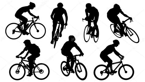 Bike Silhouettes — Stock Vector © Yyanng 60124155