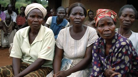 النساء والأطفال في خطر في أوغندا يساعد صورة المرضى صورة الخلفية