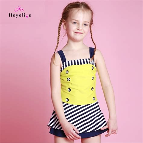 Lovely Girls Swimming Suits High Quality Quick Dry One Piece Swimwear