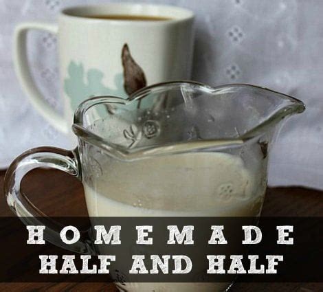 Combine 1 part heavy cream to 1 part milk to make an easy substitute for half and half. How To Make Homemade Half And Half - Homestead & Survival