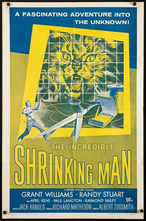 The Incredible Shrinking Man Movie Poster 1 Sheet 27x41 Original