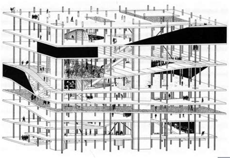 Rem Koolhaas Biblioteca Paris 5 Diagramas De Arquitectura