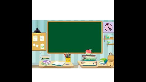Classroom Background Animation Background Video Lessons Green
