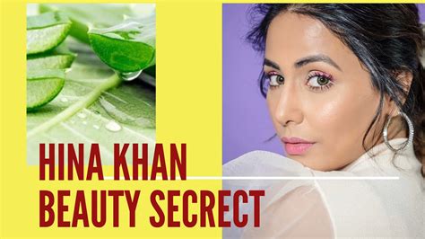Hina Khan Beauty Secret Only One Product For Glowing Skin 😻 Youtube