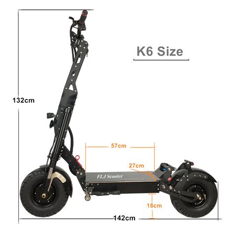 sfzockmptz [EU Direct] FLJ K6 50Ah 60V 6000W Dual Motor 13 Inches Tires