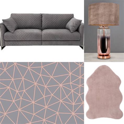 My Pink Grey Rose Gold Living Room Idea 💖 Living Room Grey Living