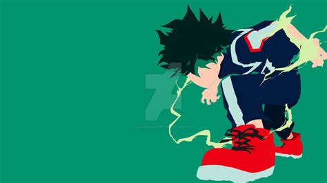 Deku Minimalist Wallpaper By Samuelzea On Deviantart