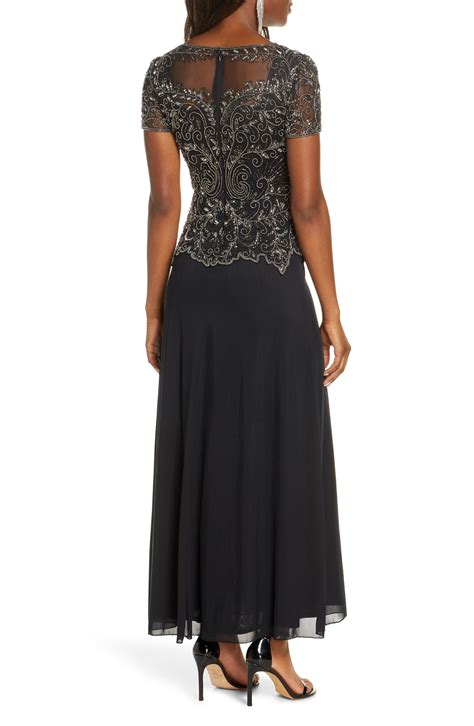 Pisarro Nights | Embellished Mesh Bodice Evening Dress | Nordstrom Rack