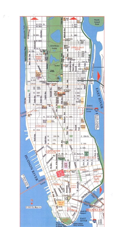Large Manhattan Maps For Free Download And Print High Resolution