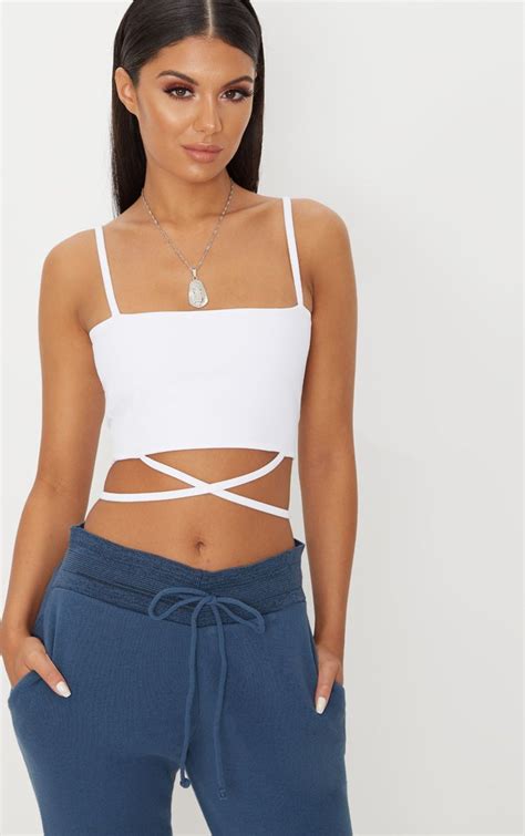 Black Strap Crop Top Strap Crop Top Crop Tops Womens Tops