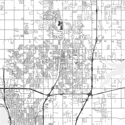 Edmond Oklahoma Area Map Light Hebstreits Sketches Area Map