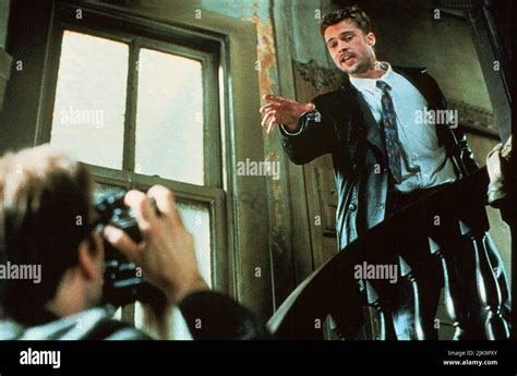 Kevin Spacey And Brad Pitt Film Se7en Seven Usa 1995 Characters John Doe Detective David