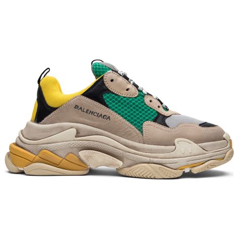 BALENCIAGA TRIPLE S YELLOW GREEN - HYPEXCHANGE