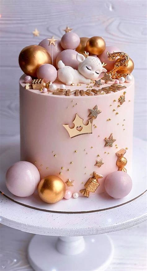 Cute Birthday Cakes For All Ages Baby Pink Cake