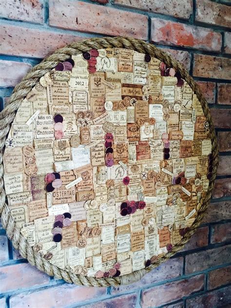 Wall Decor Over Fireplace Wine Cork Art Wine Corks Collage Etsy