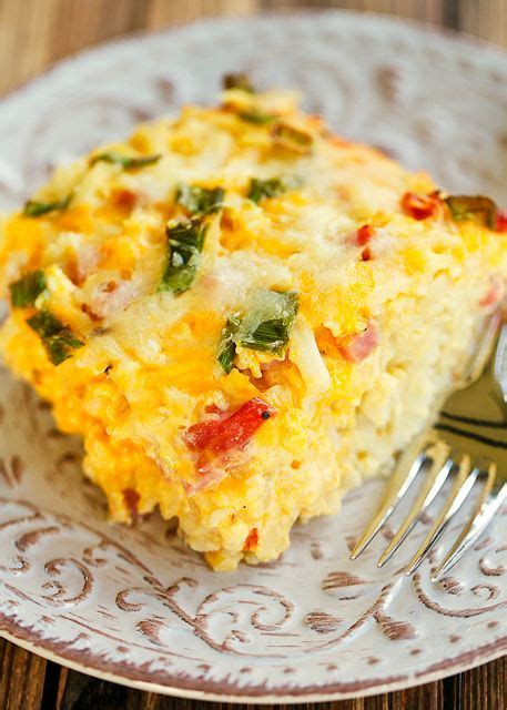We go to worship each sunday morning. Overnight Ham and Cheese Hashbrown Breakfast Casserole ...