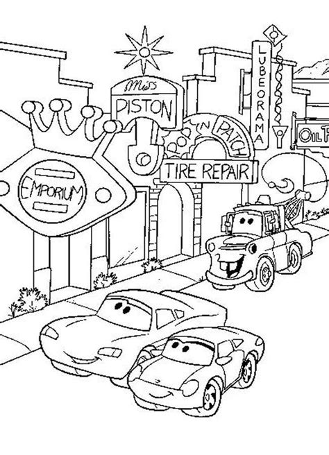 Coloring In Cars Coloring Pages From The Disney Movies Coloring Home Hot Sex Picture