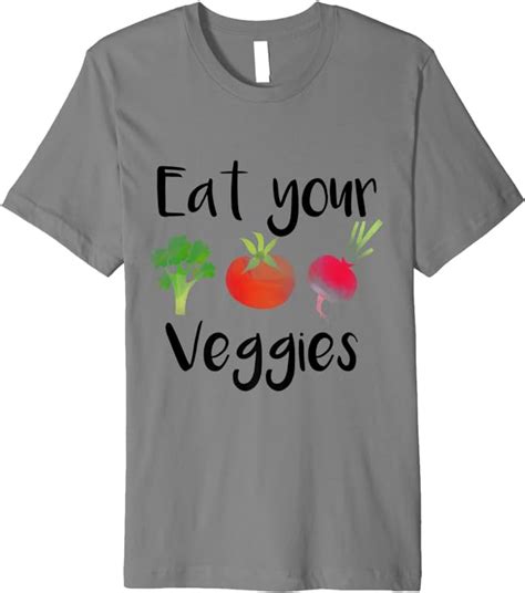 Eat Your Veggies Vegetable Vegan T Shirt Clothing
