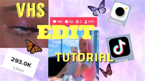 How To Make Aesthetic Vhs Edits Youtube