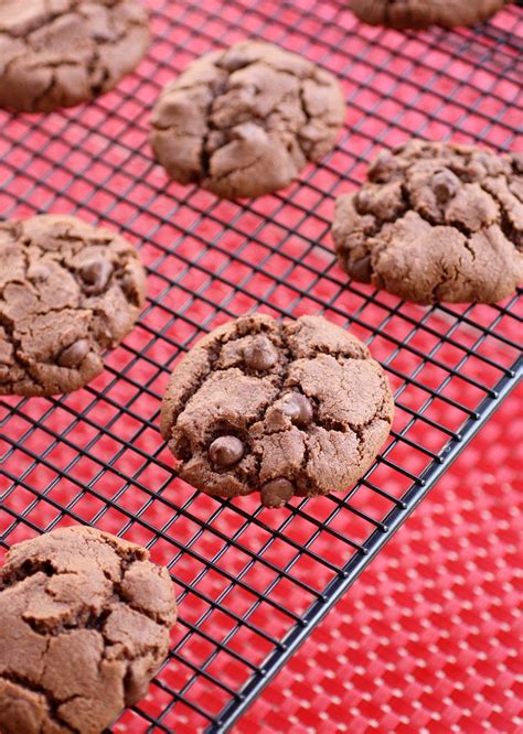 Double Chocolate Peanut Butter Cookies From The Girl Who Ate Everything Chocolate Peanut Butter