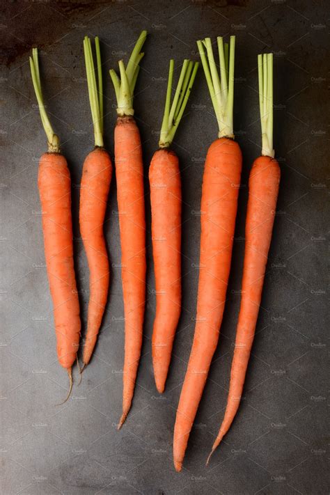 Fresh Picked Organic Carrots | High-Quality Food Images ~ Creative Market