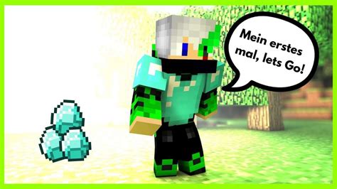 Mein Erstes Minecraft Video Youtube