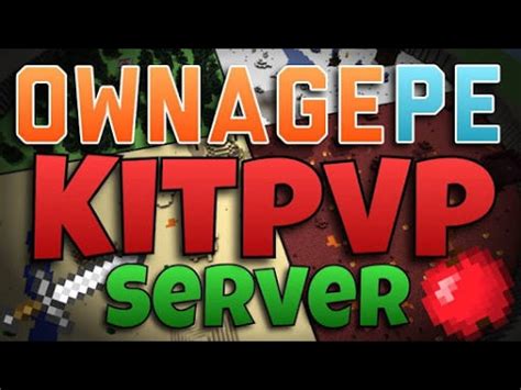 These are the best minecraft servers the community has voted for this month: (Minecraft Pocket Edition) KitPvP Server 1.0.2 - YouTube