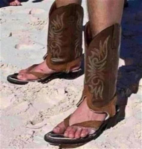 Poorly Dressed Cowboy Boots Fashion Fail Cheezburger