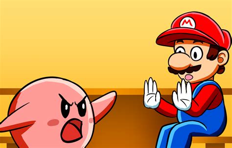 Kirby calls out Mario (Animatic)