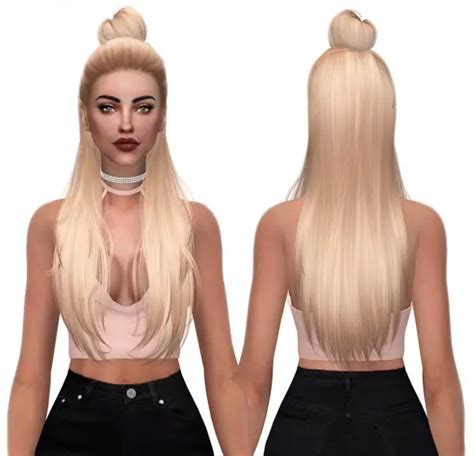 Kenzar Sims Hallow S Myra Hair Retextured Sims 4 Hairs