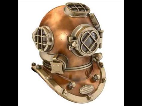 18 divers helmet diving helmet u.s navy mark v deep sea antique scuba vintage. Deep Sea Diving Helmets | Dive Gear - YouTube