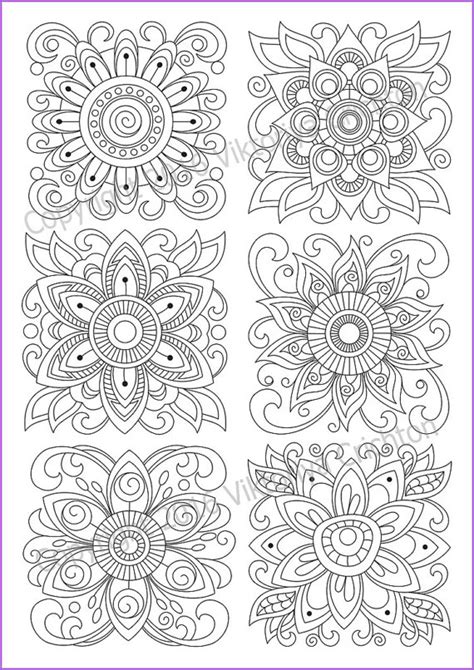 Thanksgiving turkey zentangle coloring page: Coloring page zentangle flowers printable for adults PDF | Etsy | Mandala coloring pages ...