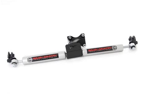 Rough Country 8734930 N3 Dual Steering Stabilizer For 07 18 Jeep