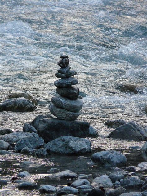 Free Download Hd Wallpaper Cairn Stone Tower Stones Turret