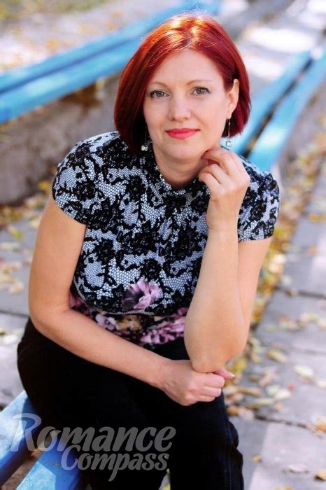 date ukraine single girl svetlana hazel eyes red hair 54 years old id44564