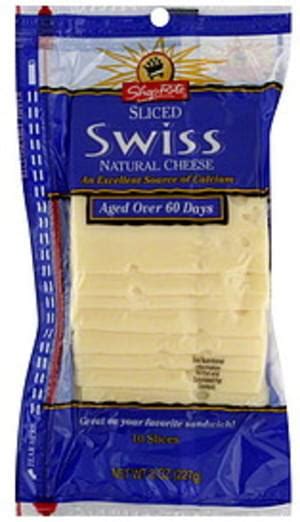 ShopRite Swiss Cheese Slices - 10 ea, Nutrition ...