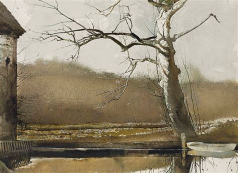 Andrew Wyeth 1917 2009 Flat Boat Christies