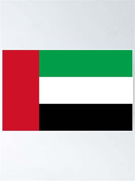 The uae comprises 7 emirates; "UAE Flag" Poster by designseventy | Redbubble