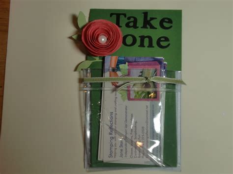 Great for service and repair companies, realtors, vets, contractors, teachers, and small businesses. Stamping Reflections: Magnetic Business Card Holder using ...
