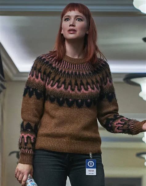 Dont Look Up 2021 Jennifer Lawrence Sweater Kate Dibiasky Sweater