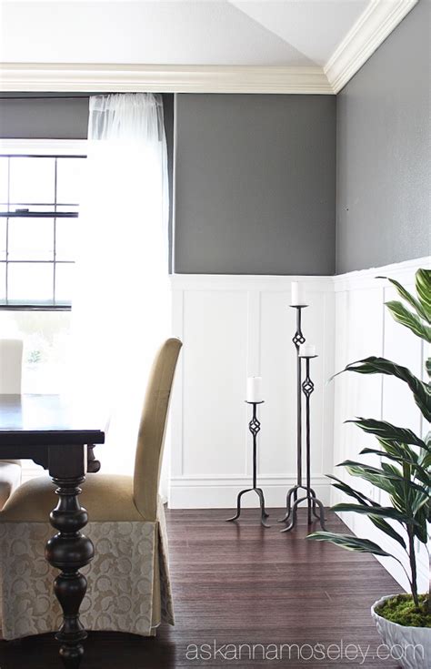 Room and board is a phrase describing a situation in which, in exchange for money, labor or other considerations, a person is provided with a place to live as well as meals on a comprehensive basis. Dining Room Board and Batten Tutorial - Ask Anna