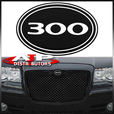 For Chrysler 300 Front Badge Logo Emblem Gel Cap Sticker Replacement