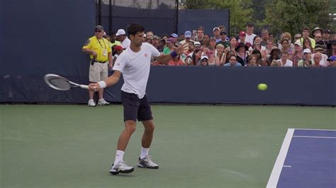 Novak Djokovic Forehand And Backhand In Super Slow Motion 2 2013
