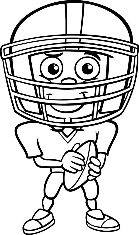 Football Coloring Pages Printable Sports Coloring And Activity Pages To