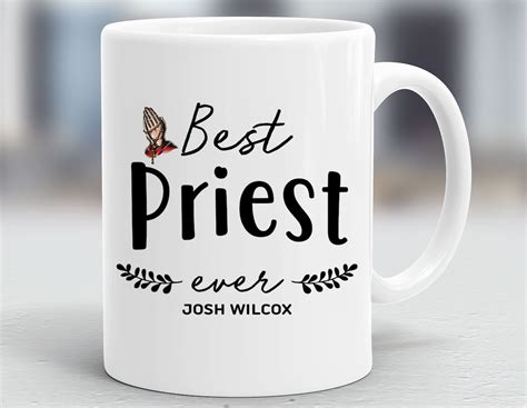 Personalized Priest Mug Priest T T Ideas For Priest Etsy