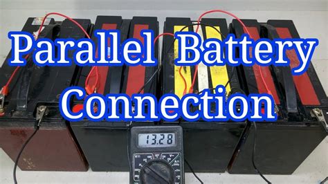 Wiring 12v Batteries In Parallel